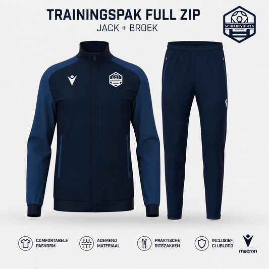 🔥 KV Scheldevogels Trainingspak Full Zip Actie