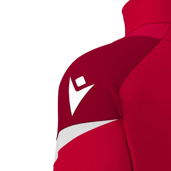 HSC'28 luxe trainingsjack 1/4 rits rood