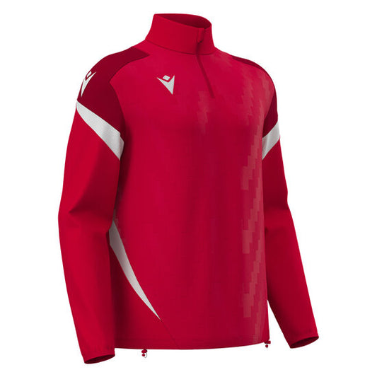 HSC'28 luxe trainingsjack 1/4 rits rood